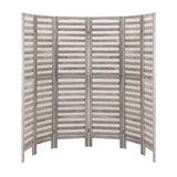 Artiss 6 Panel Room Divider Privacy Screen Foldable Wood Stand Grey