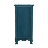 Artiss Bedside Tables Drawers Side Table Cabinet Vintage Blue Storage Nightstand
