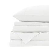 Royal Comfort Vintage Washed 100% Cotton Quilt Cover Set Bedding Ultra Soft Queen White