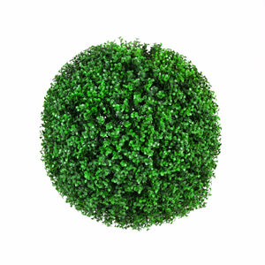 Large Green Leaf Buxus 'Faulkner' Topiary Ball 48cm UV Stabilised