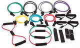 19PC Resistance Excercise Fitness Bands Tubes Kit Yoga Set