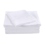 Balmain 1000 Thread Count Hotel Grade Bamboo Cotton Quilt Cover Pillowcases Set Queen White