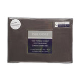 Park Avenue 1000TC Cotton Blend Sheet & Pillowcases Set Hotel Quality Bedding Single Charcoal