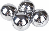 Deluxe Boules Bocce 8 Alloy Ball Set with Wooden Case