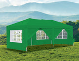 3x6m Gazebo Outdoor Marquee Tent Canopy Green