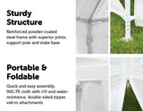 3x6m Gazebo Outdoor Marquee Tent Canopy White