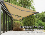 Heavy Duty Full Cassette Motorised Awning - 4.0m x 3.0m