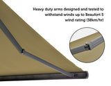 Heavy Duty Full Cassette Motorised Awning - 4.0m x 3.0m