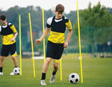 Agility Slalom Training Poles Soccer Rugby Set