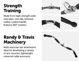 Randy & Travis Rubber-Coated Revolving Curl Row Bar Attachment