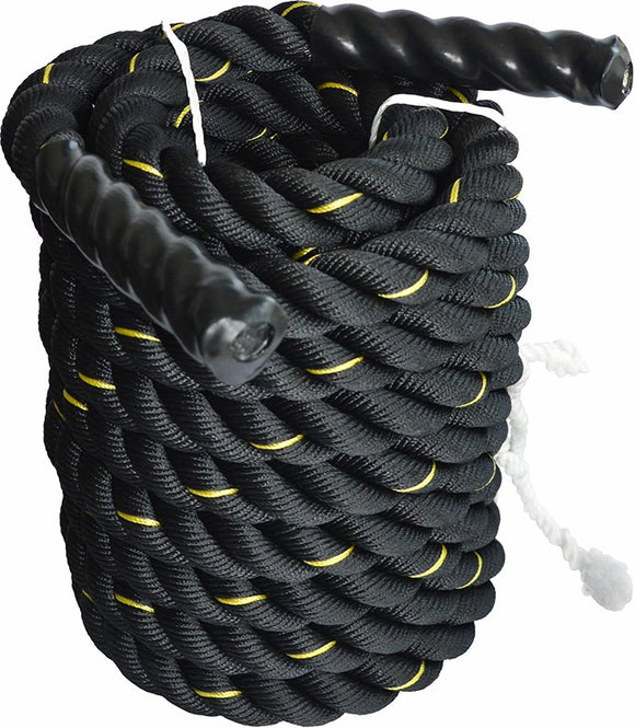 Battle Rope Dia 3.8cm x 9M length Poly Exercise Workout Strength Training