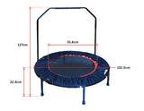 Mini Rebounder Trampoline With Handle Rail