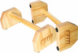 Wooden Parallette Bars Push Up & Dip Workouts