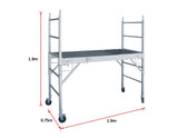 Professional Aluminium Safety Scaffold With Hatch