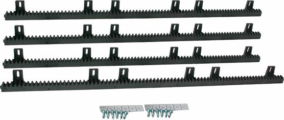 Sliding Gate Hardware Accessories Kit - 4m Gear Rack Track