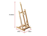 Tabletop Easel Wood Studio H-Frame Artist Art Display Painting Shop Tripod Stand Wedding