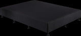 Palermo King Single Ensemble Bed Base Midnight Black Linen Fabric