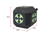 Archery 3D Dice Target Cube Reusable 18 Sides 23CM Self Healing XPE Foam Target