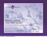 Double Quilt - 100% White Goose Feather