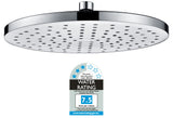 Overhead Rain Shower Head - 260mm Circular Large Chromed