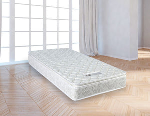 PALERMO Single Luxury Latex Pillow Top Topper Spring Mattress