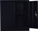 Two-Door Shelf Office Gym Filing Storage Locker Cabinet Safe