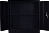 Two-Door Shelf Office Gym Filing Storage Locker Cabinet Safe