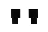 Chrome Bathroom Shower / Bath Mixer Tap Set Electroplated Matte Black Finish