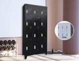 12 Door Locker - Office/Gym - Black