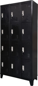 12 Door Locker - Office/Gym - Black