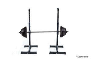 Pair of Adjustable Squat Rack Sturdy Steel Barbell Bench Press Stands GYM/HOME