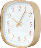 Modern Wall Clock Silent Non-Ticking Quartz Battery Operated Gold