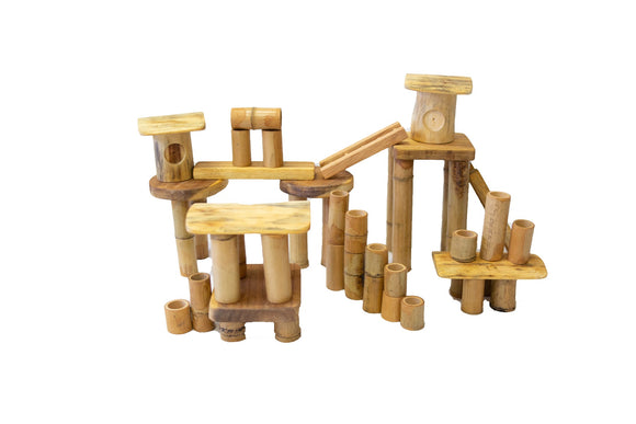 Bamboo building set 50 pcs