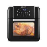 Devanti Air Fryer 10L LCD Fryers Oil Free Oven Airfryer Kitchen Healthy Cooker