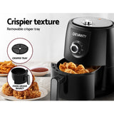 Devanti 1.8L Air Fryer Electrice Fryers Oil Free Airfryer Healthy Cooker Kitchen