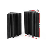 Alpha 40pcs Studio Acoustic Foam Corner Bass Trap Sound Absorption Treatment