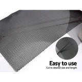 Set of 60 Gutter Guard Guards Aluminium Leaf Mesh 100x20cm Brush DIY Deluxe Garden 60M