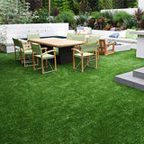 Primeturf Artificial Grass Synthetic Fake Turf Plant Plastic Lawn Olive 10mm