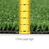 Primeturf Synthetic Artificial Grass Fake 2m x 5m Turf Plant Plastic Lawn 17mm