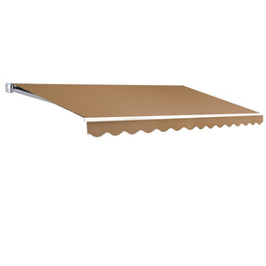 Instahut 4M x 2.5M Outdoor Folding Arm Awning - Beige