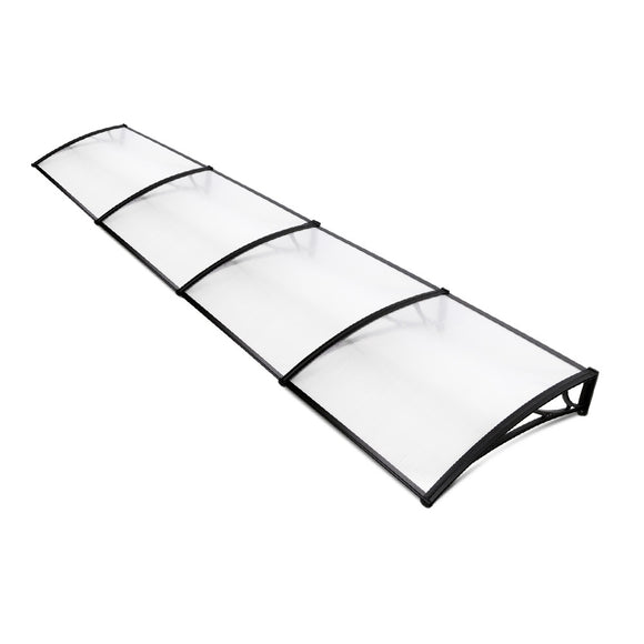 Instahut Window Door Awning Door Canopy Patio UV Sun Shield 1mx4m DIY