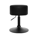 Artiss Set of 2 PU Leather Stools Gas Lift - Black