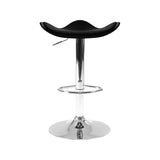 Artiss Set of 4 Swivel Bar Stools - Black