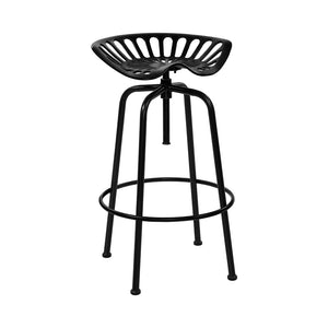 Artiss Bar Stool Retro Industrial Style Iron - Black