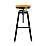 Artiss 2x Vintage Bar Stools Kitchen Stool Industrial Barstools Metal Swivel