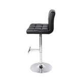 Artiss Industrial Style Swivel Bar Stool 76cm - Black