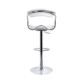 Artiss Set of 2 PU Leather Bar Stools- Chrome and White