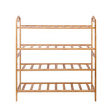 Artiss Bamboo Shoe Rack Organiser Wooden Stand Shelf 4 Tiers Shelves