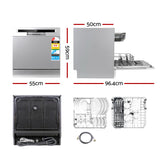 Devanti Benchtop Dishwasher 8 Place Setting