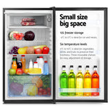 Devanti 95L Mini Bar Fridge - Black